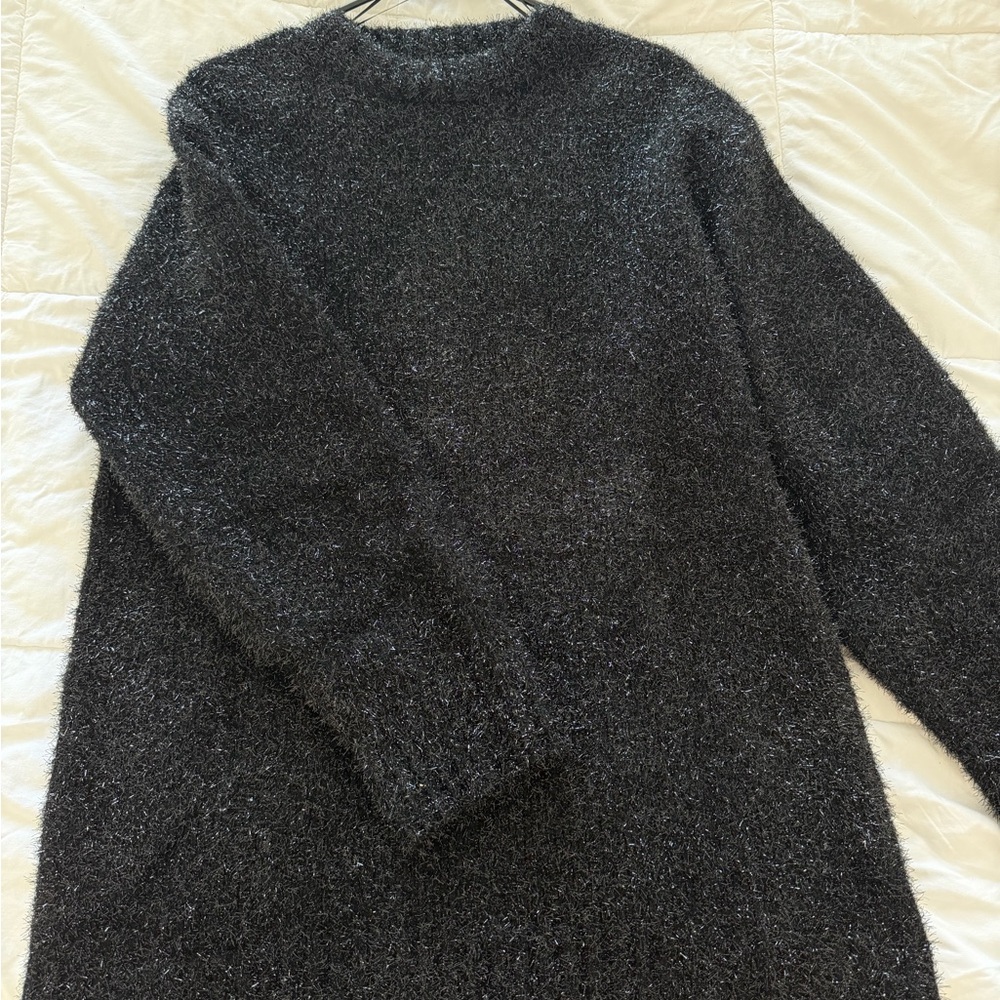 Black mini Sweater dress